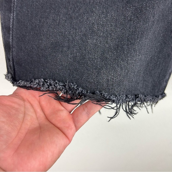 Levi's 501 Cut-off shorts black distressed vintage inspired fit size: 26 - Picture 4 of 11